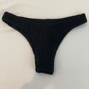 Black bikini bottom